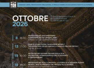 Casa Russa a Roma: gli eventi del mese di ottobre